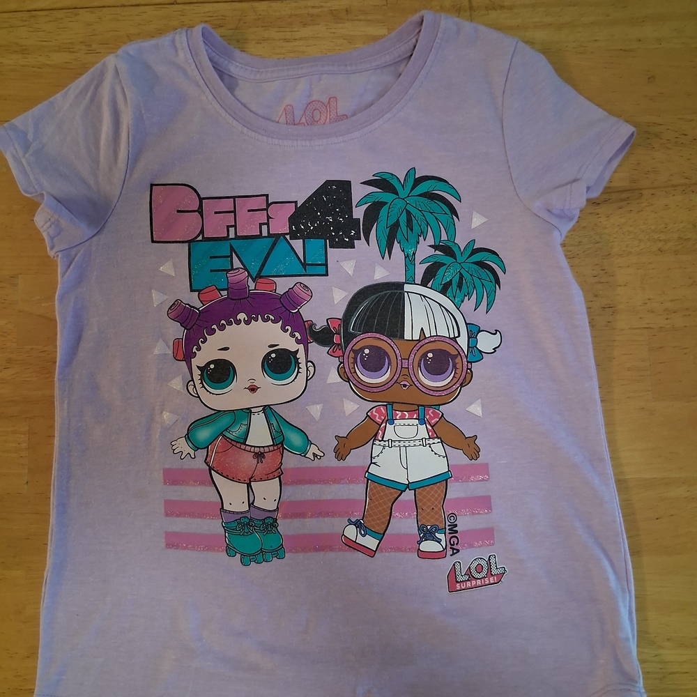 L.O.L. Surprise! Lavender BFF 4 Eva Tee Size Large (10-12)